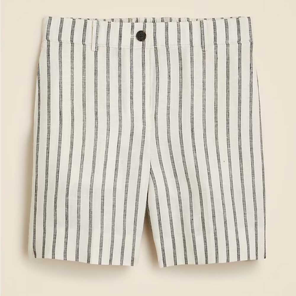 6” harbor linen shorts